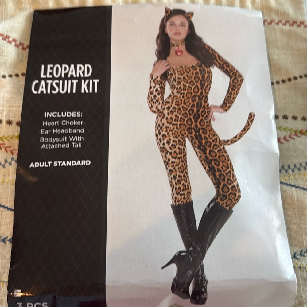 Leopard catsuit costume